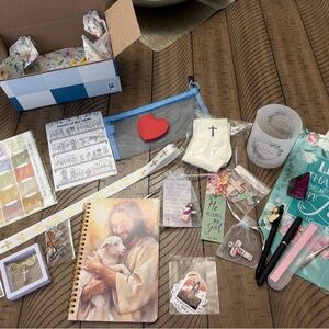 Religious Home Party Supplies Set with Cross Accents